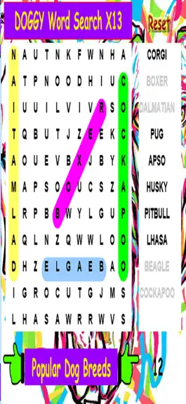 Game screenshot Doggy Word Search hack