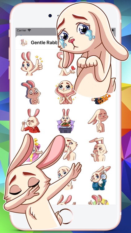 Gentle Rabbit Stickers Pack
