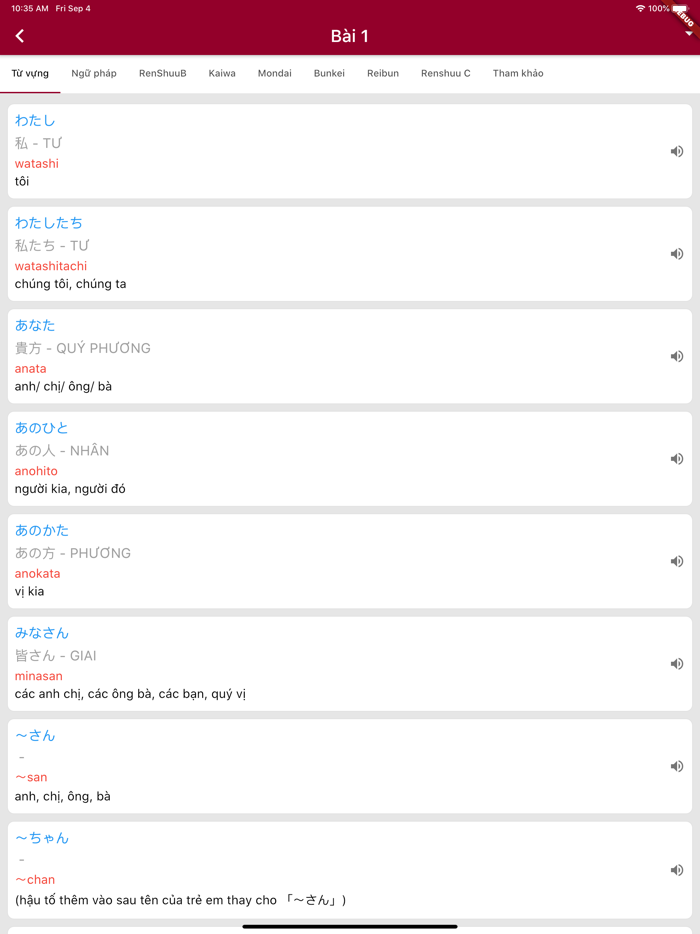 50 Bài Minna no Nihongo