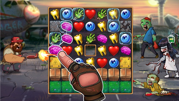 Zombie Blast - Match 3 Puzzle screenshot-6