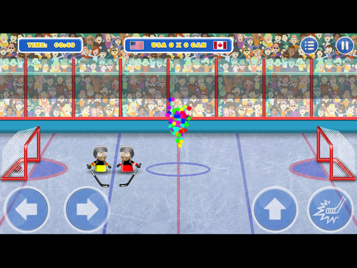 Big HeadPuppet Hockey Battle
