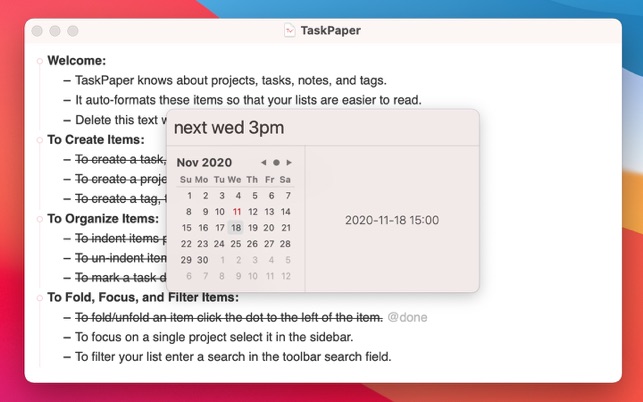 Taskpaper – Plain Text To Dos 3 7 5