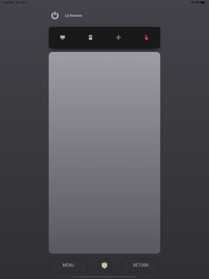 Remote control for LG TVs