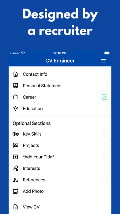 Resume Builder - CV Engineer screenshot 2