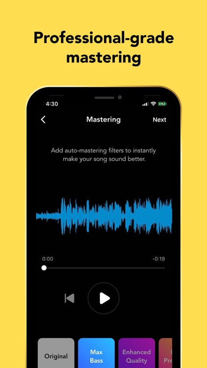 Rapchat: Record Songs, Audio screenshot-6