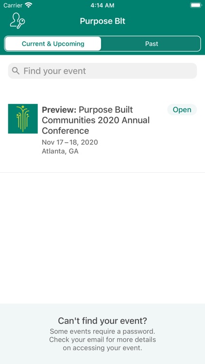 Purpose Built Conference