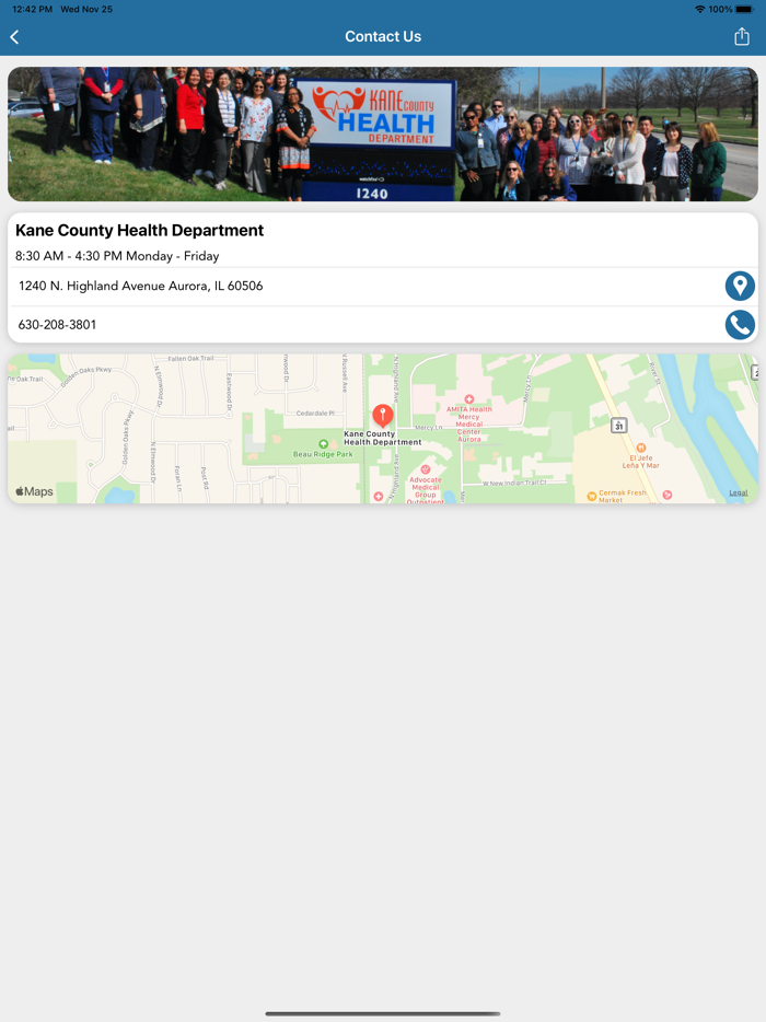 Kane County Health Dept