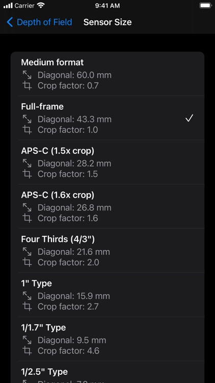 Depth of Field Estimator screenshot-6