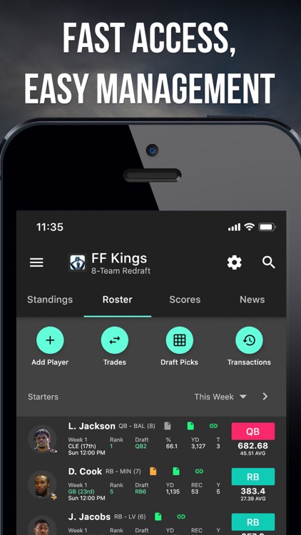 Fleaflicker Fantasy Sports screenshot-3