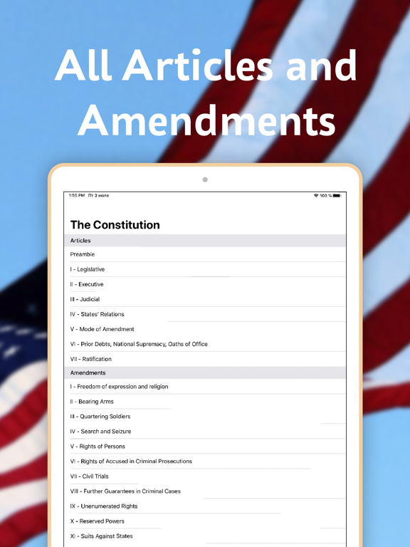The Constitution of the U.S.A screenshot 2