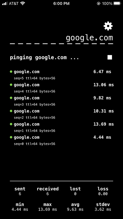 Network Analyzer Ping Tool