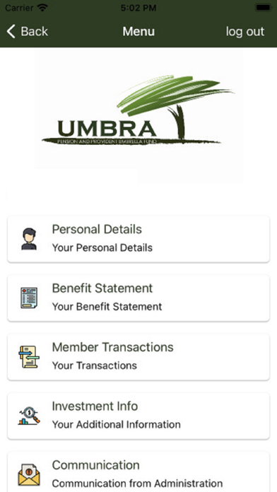 How to cancel & delete UMBRA Retirement Fund from iphone & ipad 2