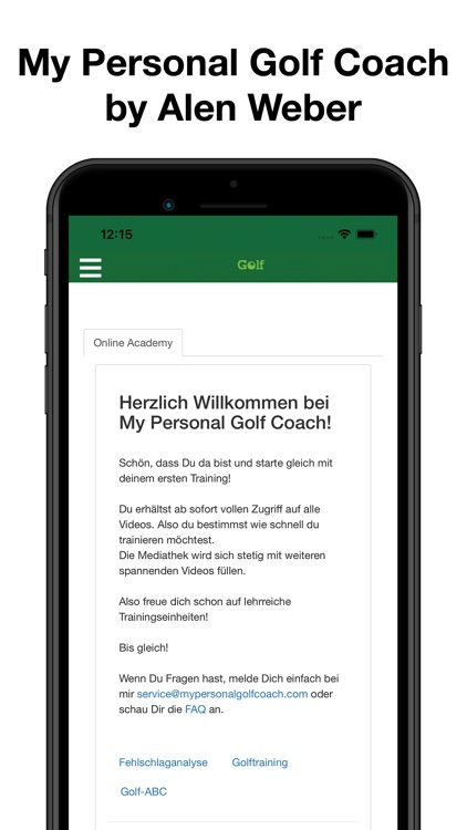 MyPersonalGolfcoach screenshot-3