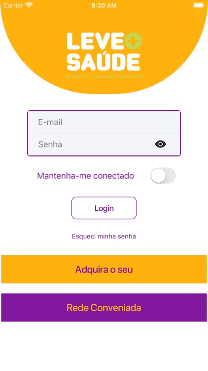 Leve + Saúde – Cliente