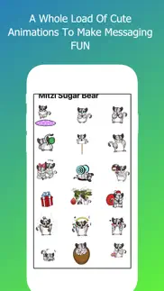 mitzi sugar bear emoji's iphone screenshot 4