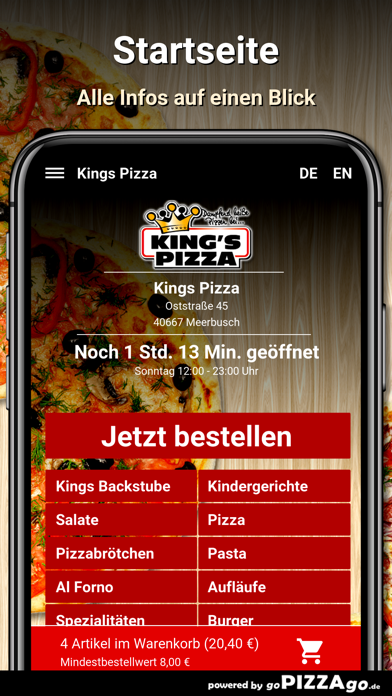 Kings Pizza Meerbusch screenshot 4