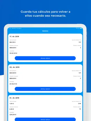 Screenshot 3 Interés simple y compuesto iphone