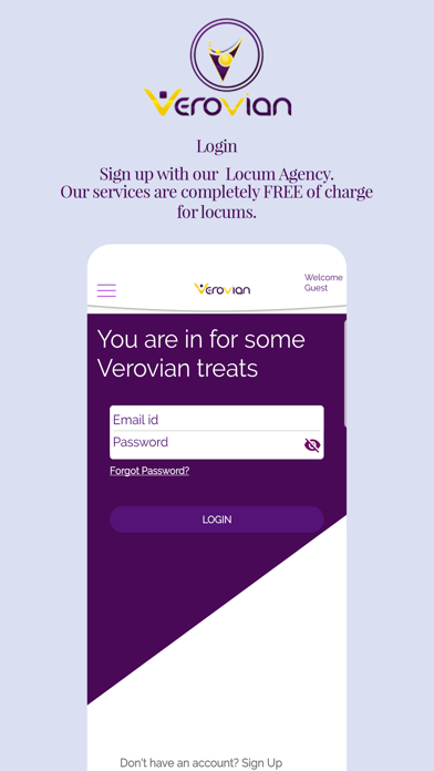 How to cancel & delete Verovian Locum Recruitment from iphone & ipad 1