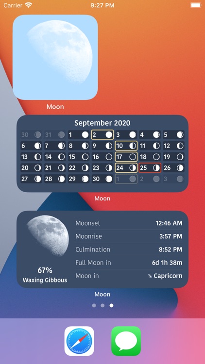 Moon Phases and Lunar Calendar screenshot-3
