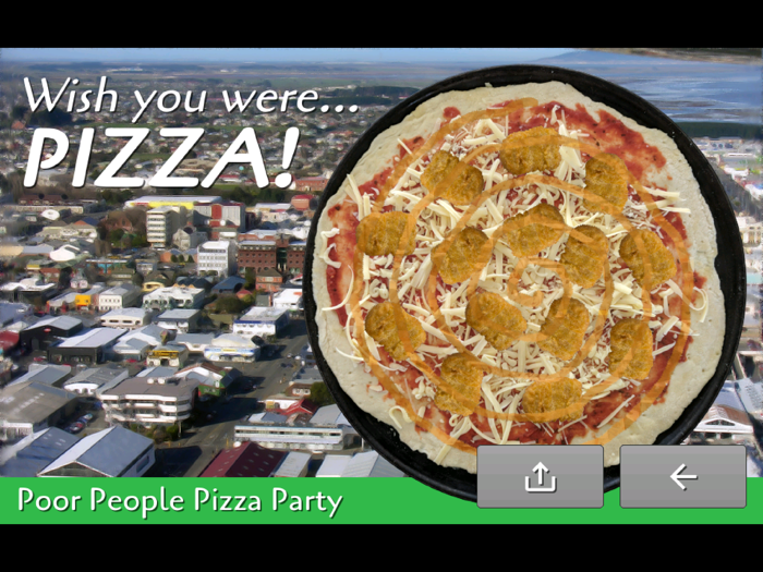 Poor People Pizza Party