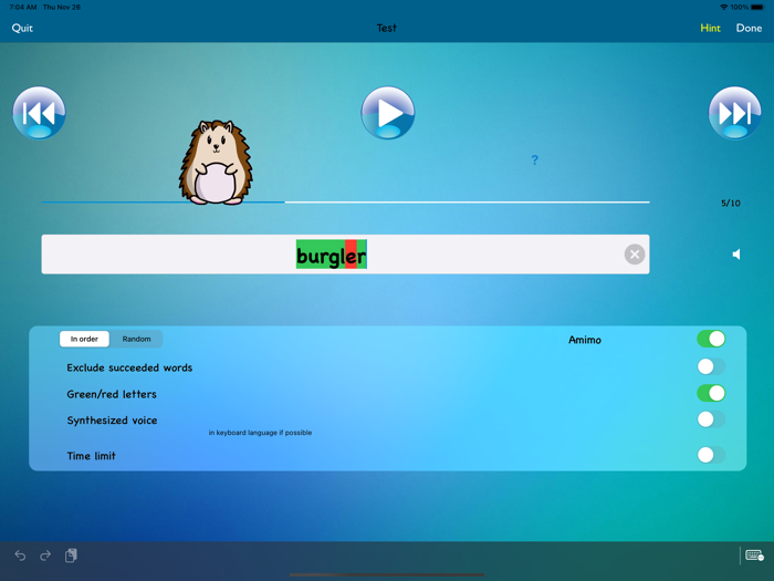 TurboWords Parent/Teacher