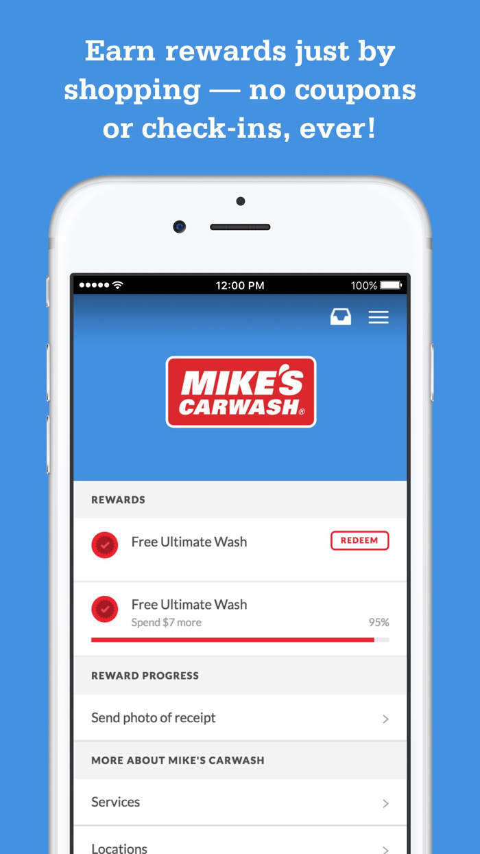 Mikes Carwash Rewards