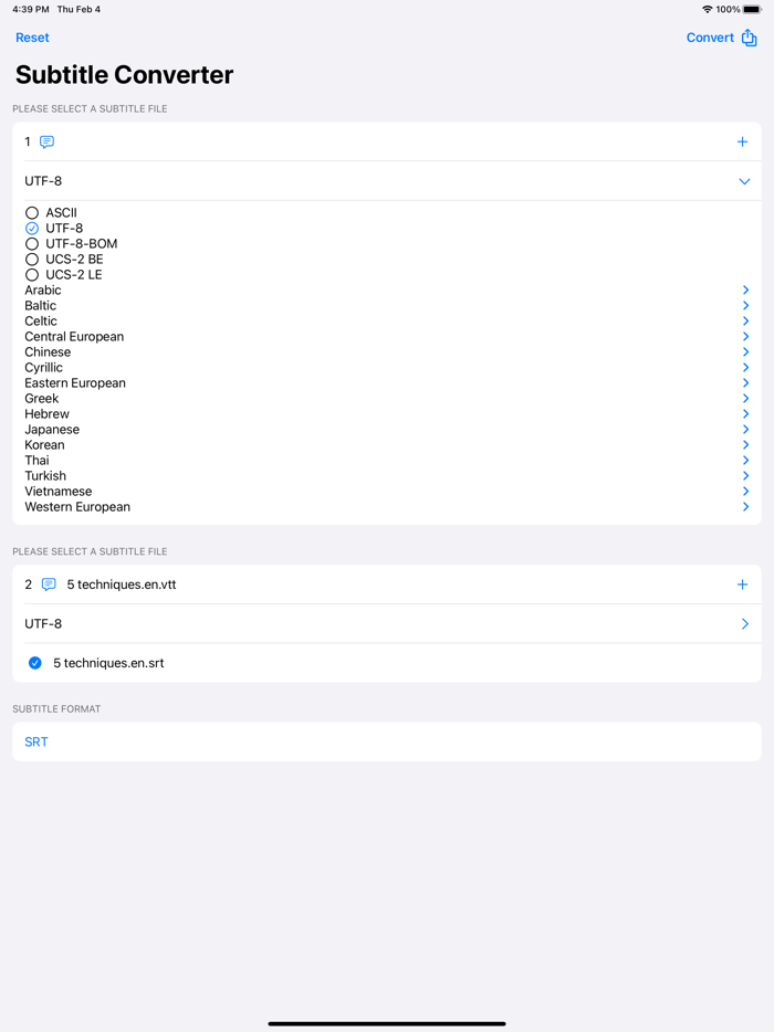 Ace Subtitle Converter