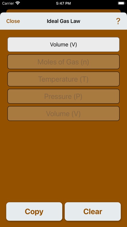 Chemistry Calculator