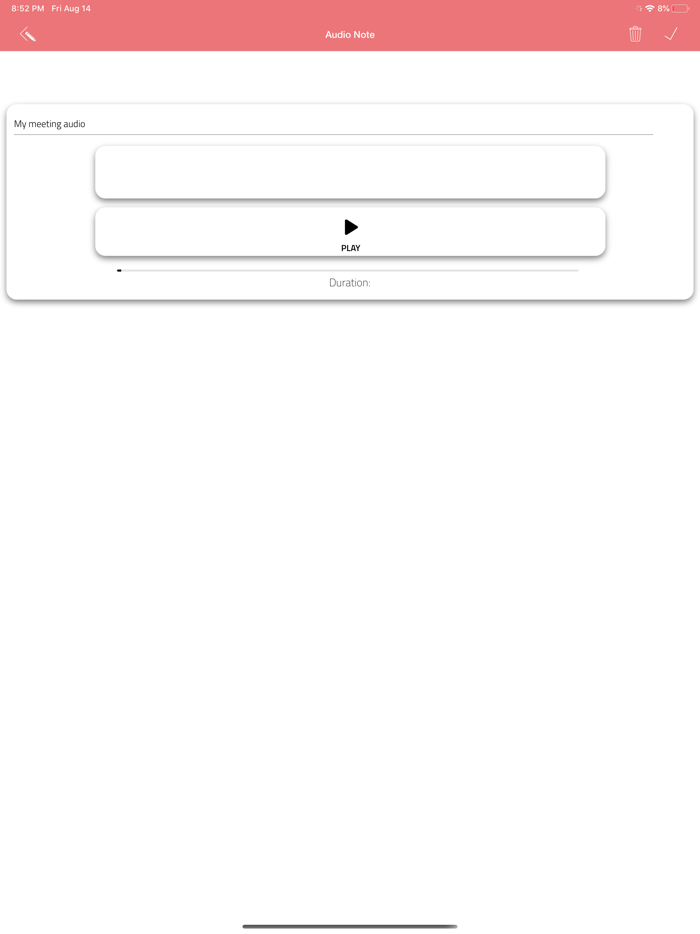 Notes - Text, Audio, Video