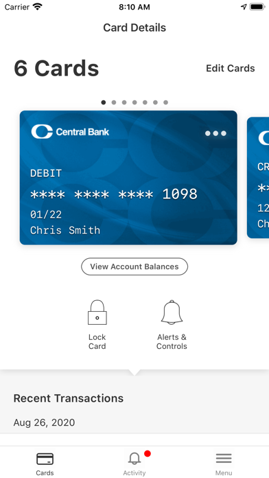Central Wallet screenshot 2