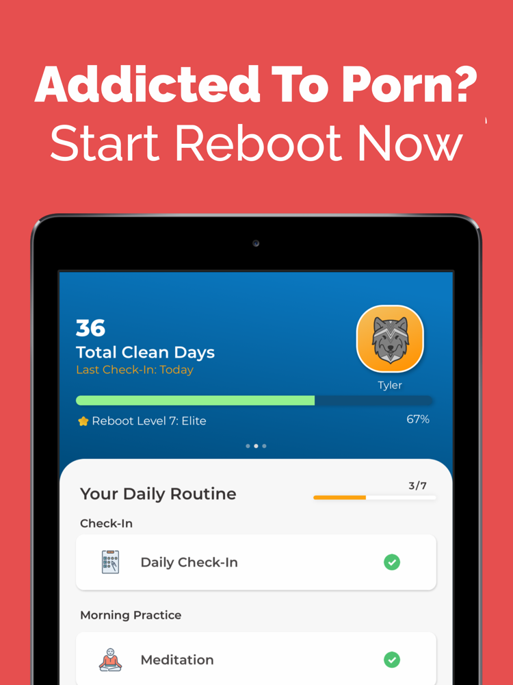 Reboot Quit Porn Addiction App F