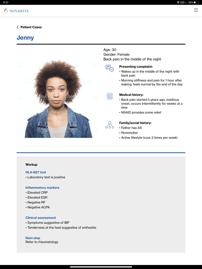axSpA Identification Tool