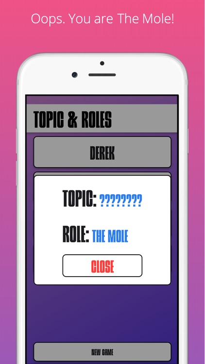 The Mole: Social Ice Breaker screenshot-3