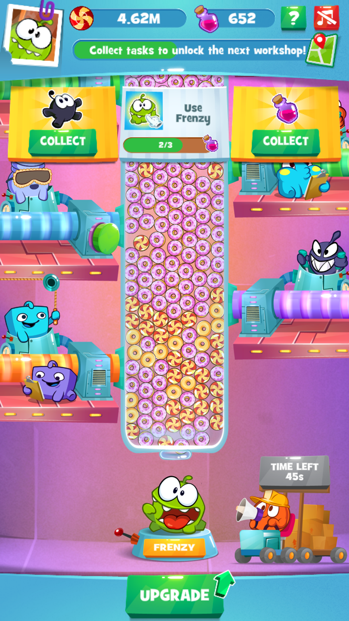 Om Nom Idle Candy Factory