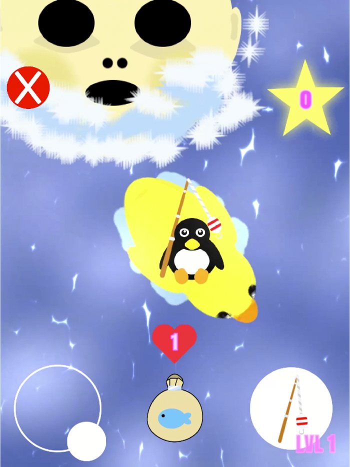 Tiny Penguin Fishing Dream