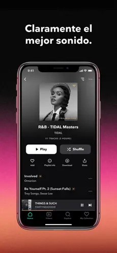 Captura de Pantalla 1 TIDAL iphone