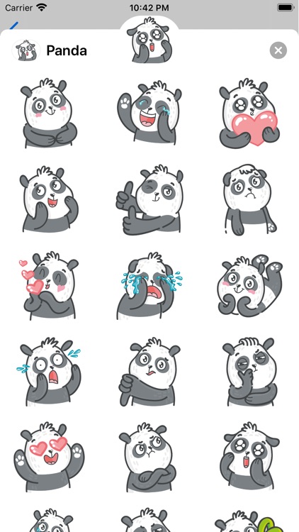 Panda Bear stickers! screenshot-4
