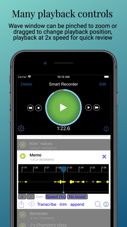 Smart Recorder Transcriber G screenshot-3