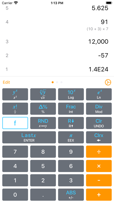 Calculator RPN Screenshot 04 13a327n