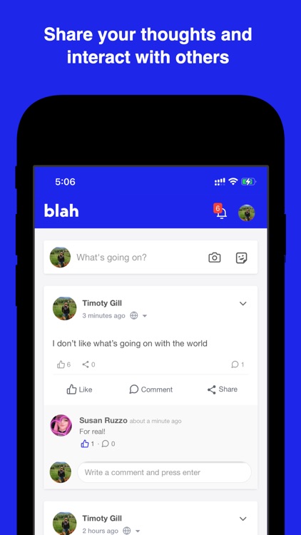 Blah - A Free Speech Platform