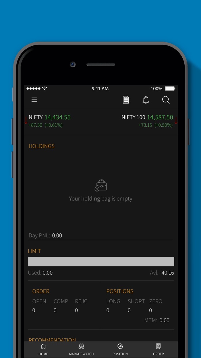Bajaj Financial Trading App