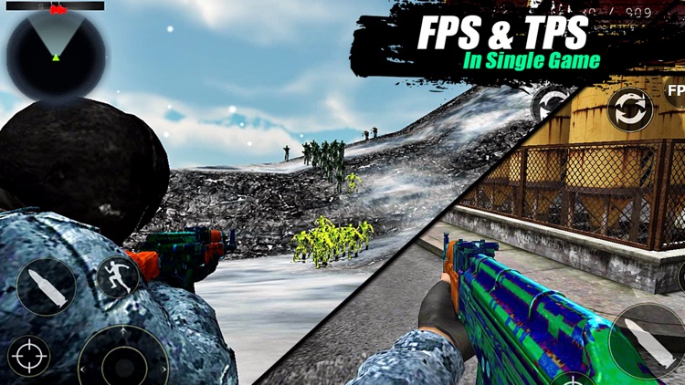 TPS Terrorist Shooter Gun Game screenshot-3