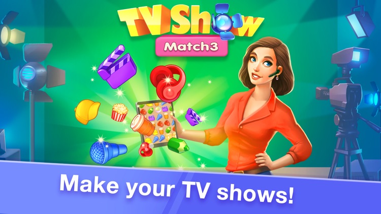 TV Show: design & match 3 game