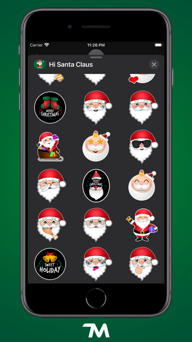 Hi Santa Claus Stickers screenshot 3