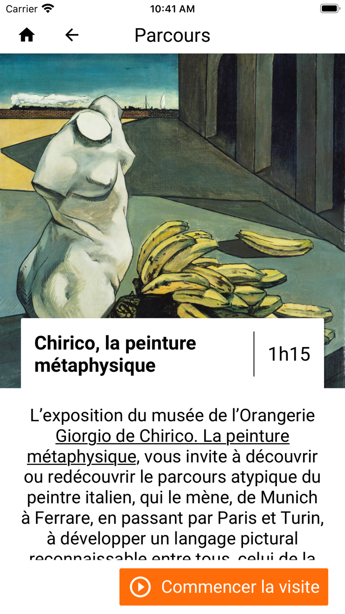 Chirico. Peinture métaphysique