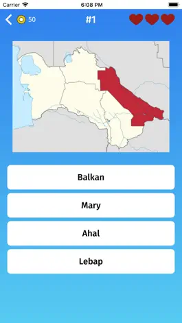 Game screenshot Turkmenistan: Welayets Quiz apk