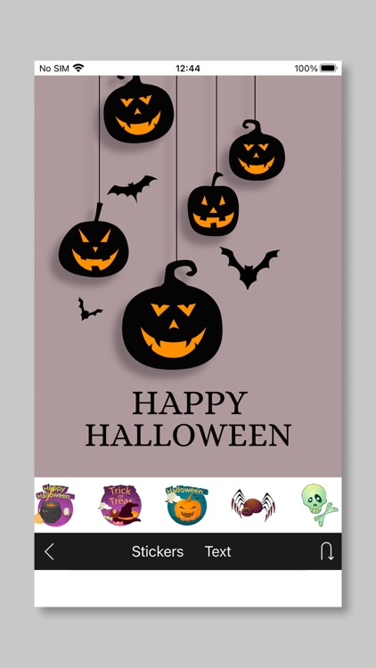 Halloween Sticker on your Pic
