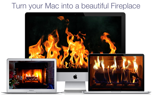 ‎Fireplace Live HD Screensaver Screenshot