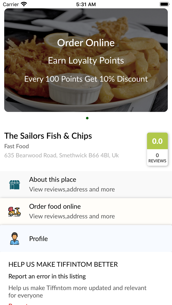 The Sailors Fish  Chips