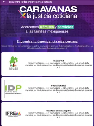 Captura de Pantalla 3 CARAVANAS POR LA JUSTICIA iphone